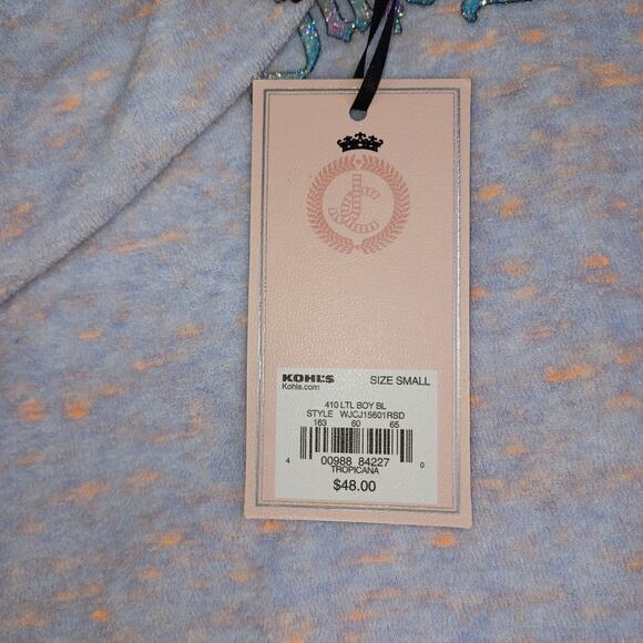 Juicy Couture Women Small Terry Cropped Pants Crown Logo Y2K Paris Hilton Retro - Picture 6 of 11